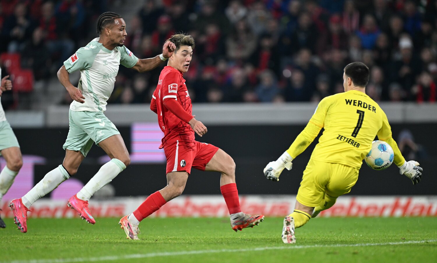 2ゴールを挙げたブレーメン戦　©Getty Images