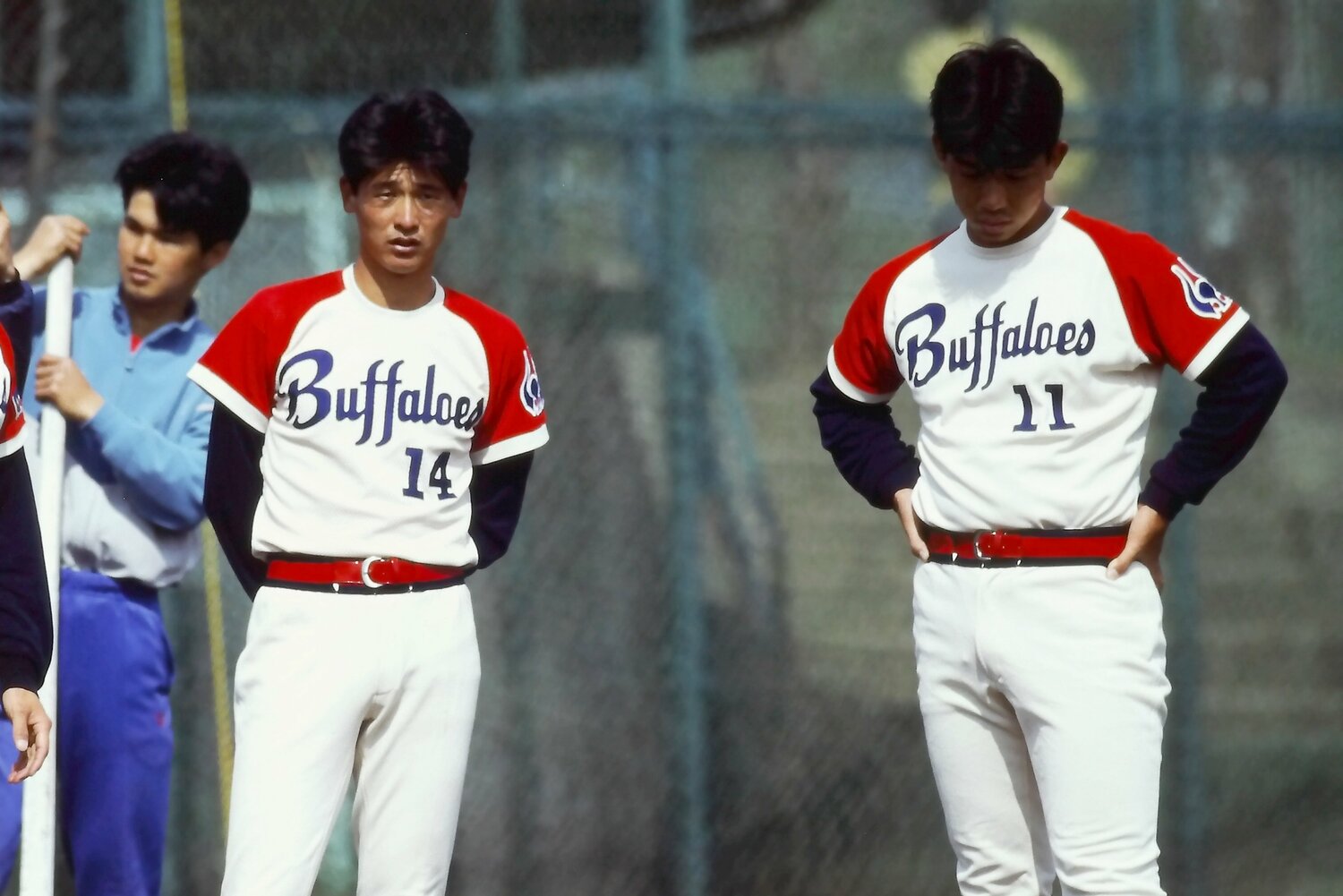 阿波野（左）は野茂の近鉄での日々を見続けてきた　©Takahiro Kohara