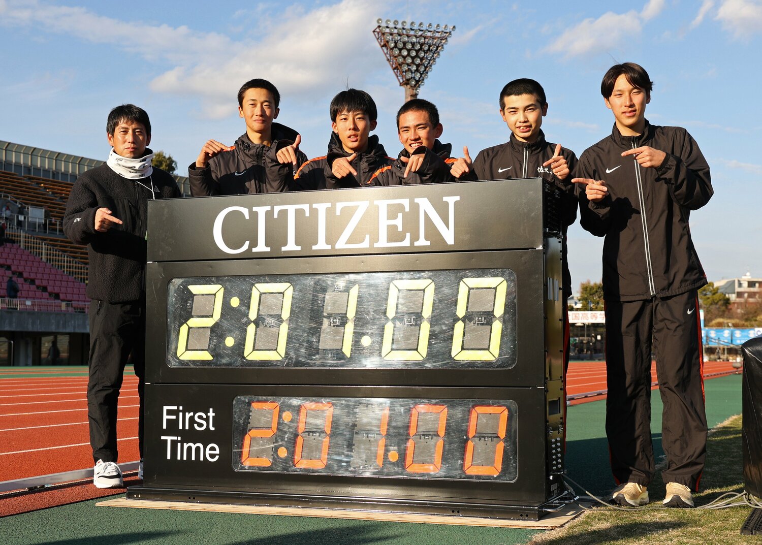 26度目の出場となった昨年の全国高校駅伝を大会新記録で制した長野・佐久長聖高。今年は同校初の連覇に挑む　©JIJI PRESS