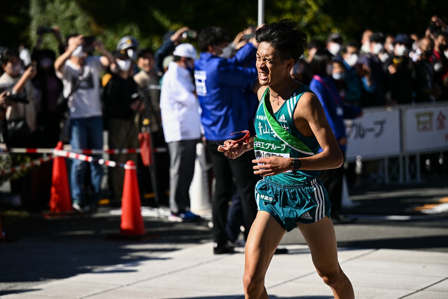 全日本大学駅伝でアンカーを務めた主将の宮坂大器。箱根駅伝は出場が叶わなかった ©Nanae Suzuki