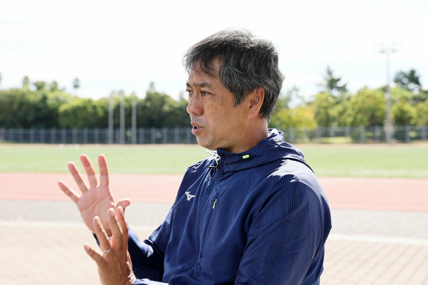 自身の現役時代の経験が反面教師となっている部分もあるという　©Shigeki Yamamoto