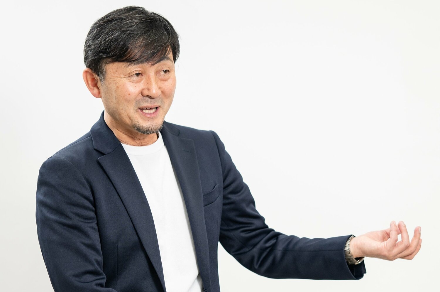 大後栄治（だいご・えいじ）／1964年11月21日生、神奈川県出身。日本体育大学時代に学生マネージャーとして活躍。89年神奈川大学のコーチになり、チームを改革。97、98年の箱根駅伝連覇を主導した。98年から今年1月まで監督を務めた。関東学連副会長　©Nanae Suzuki