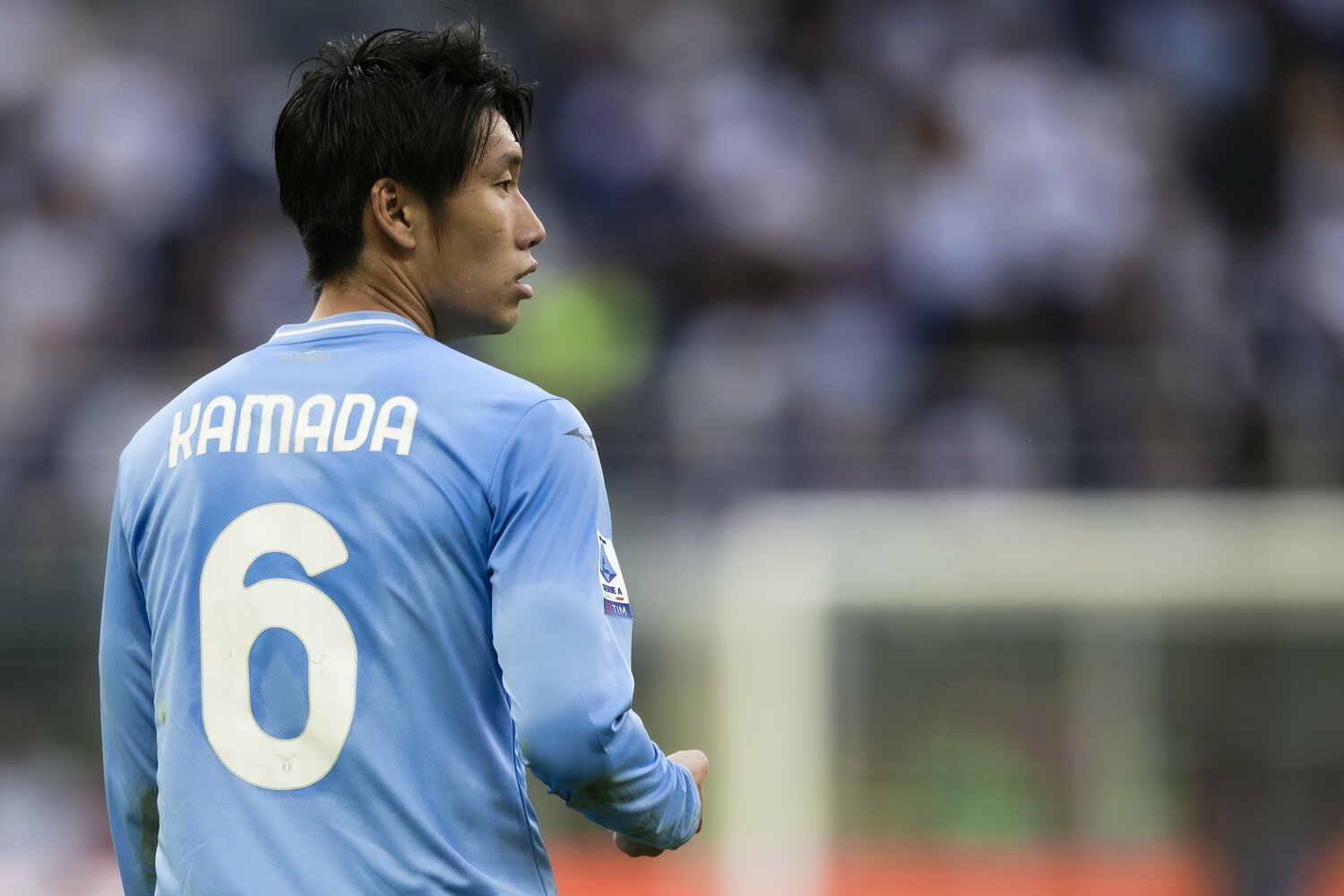 サッスオーロ戦での鎌田。結果的にこれがラツィオでのラストゲームとなるようだ ©Getty Images