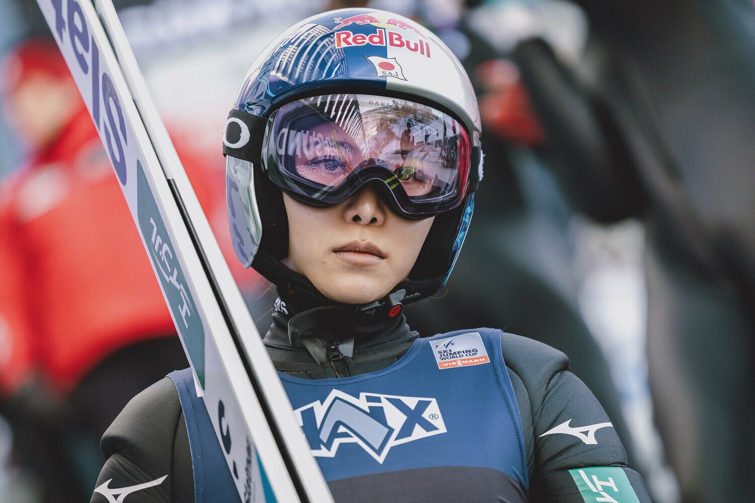 2月の世界選手権でも「技術的にも直さないといけないポイントが多かった」という　©JIJI PRESS