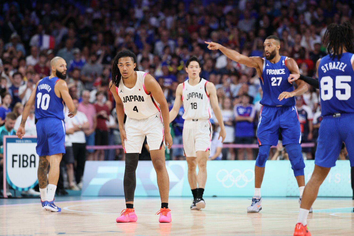 大接戦となった予選ラウンドのフランス戦　©︎Kaoru Watanabe/JMPA