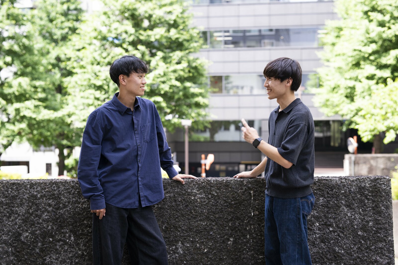 寮も同じ2人。いつも話している延長がたいだんになっただけ…と山本選手 ©️Tomosuke Imai