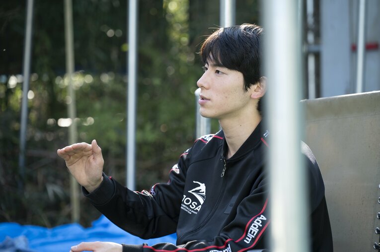 今年のオブスタクル・コース・レーシング（OCR）100m日本選手権で連覇を達成した山本遼平。OCRを含めたオブスタクル競技の日本トップ選手だ　©Tadashi Hosoda