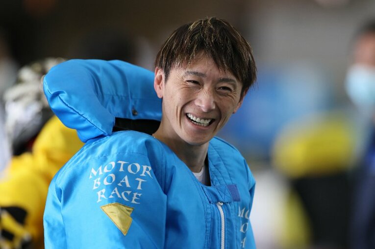 峰竜太の知名度向上に貢献した千鳥・大悟の「4カドの峰は峰なんよ」発言だが、本人によると「そもそも4カドはそこまで強くない（笑）」という ／ photograph by Japan Motor Boat Racing Association