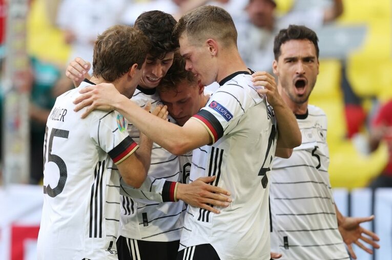 ポルトガルを下し、今大会初勝利を手にしたドイツ。周囲に漂う批判的な空気を一掃した ／ photograph by Getty Images
