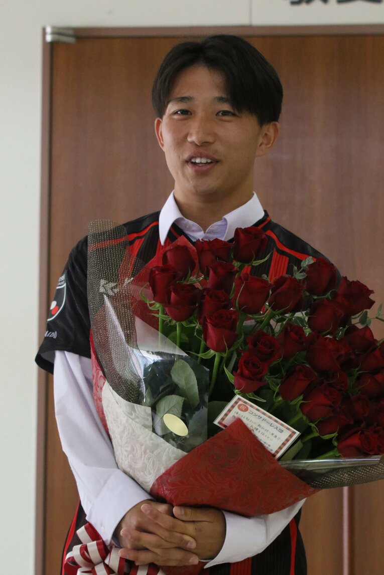 北海道コンサドーレ札幌へ加入する名古屋高校FW原康介（3年）©︎Takahito Ando