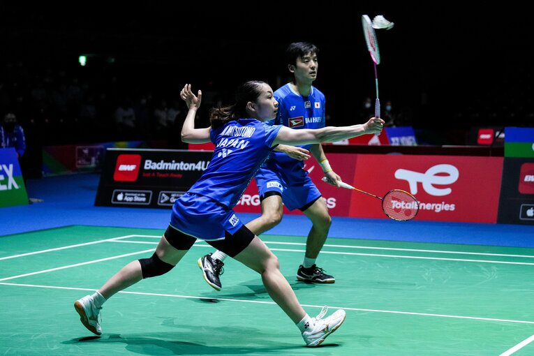 2022年世界選手権 金子・松友ペア　©︎Getty Images