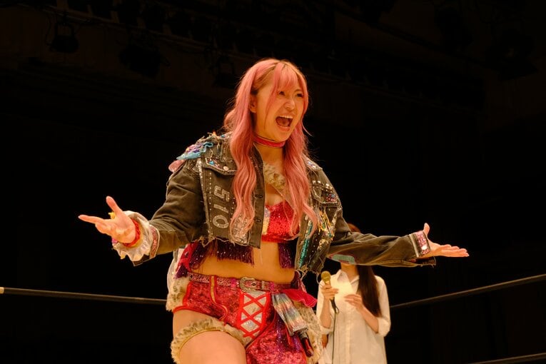 マリーゴールドの人気女子レスラー・後藤智香　©Norihiro Hashimoto