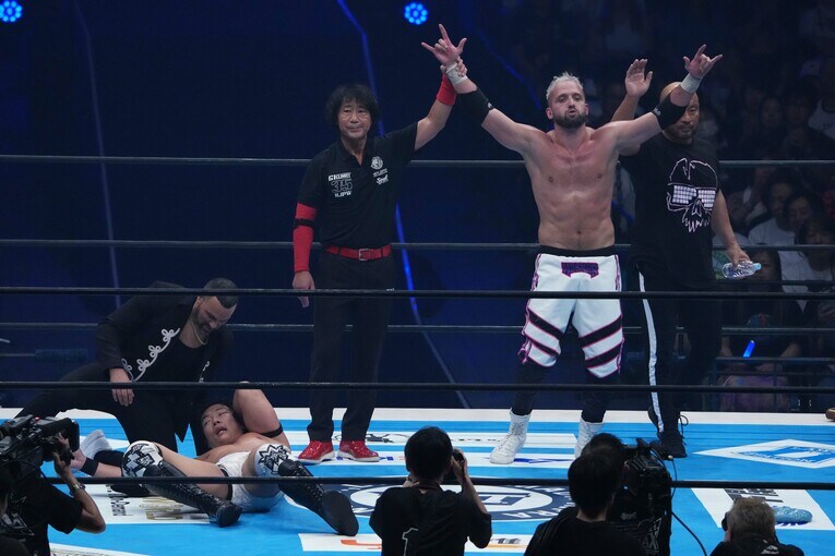 エル・ファンタズモに敗れた竹下幸之介。7月20日、札幌・北海きたえーる 　©Essei Hara