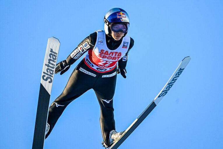 【スキージャンプワールドカップ2025】　©JIJI PRESS