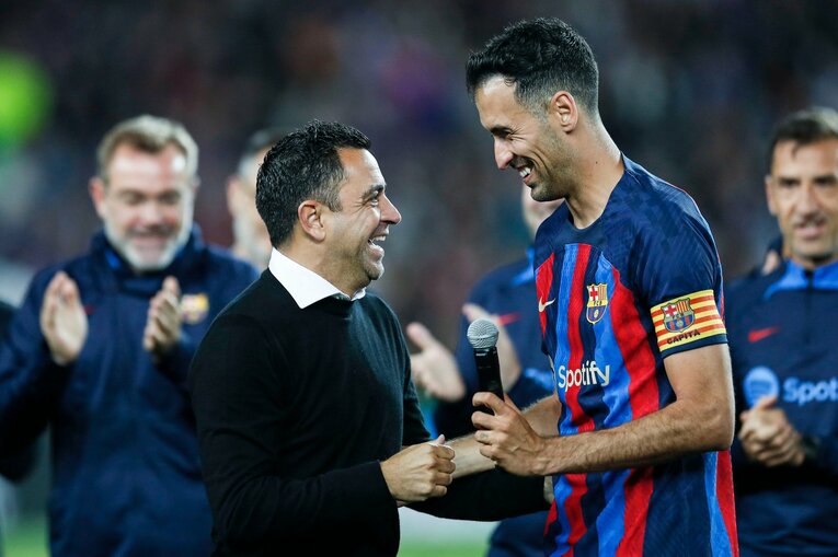 今季9点目！ 久保建英が凄まじい「バルサ撃破ドリブル、ブスケッツ退団・優勝セレモニーが同時に」カメラマンが見た“美しいカンプノウの夜”(50)