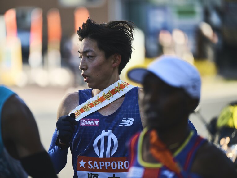 2023年の箱根は2区を走った順天堂大・三浦龍司（3年）　©Yuki Suenaga