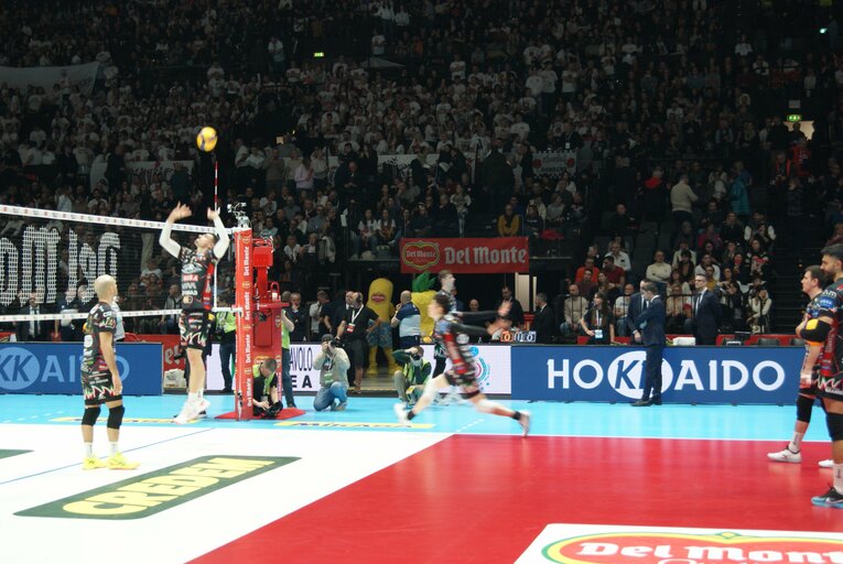 ペルージャの試合前練習（コッパ・イタリア準決勝）©︎Takashi Yuge