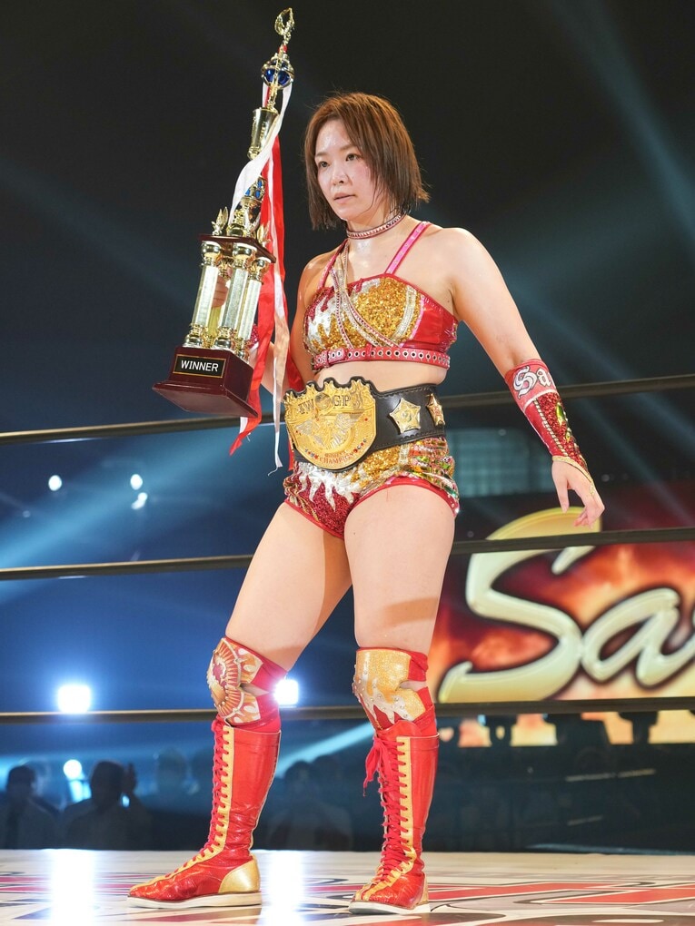 IWGP女子王者のSareee　©Essei Hara