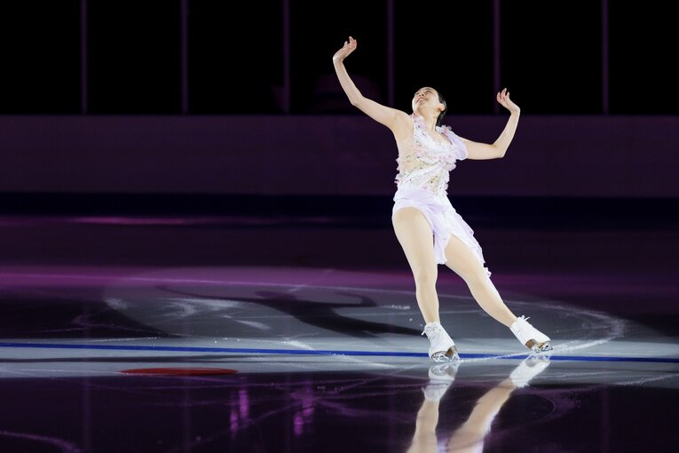 「MAO RINK」オープニングイベントに登場した浅田真央　©Kiichi Matsumoto