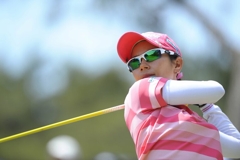 宮里藍（2014年ワールドレディスチャンピオンシップ・サロンパスカップ）　©Toshiya Kondo