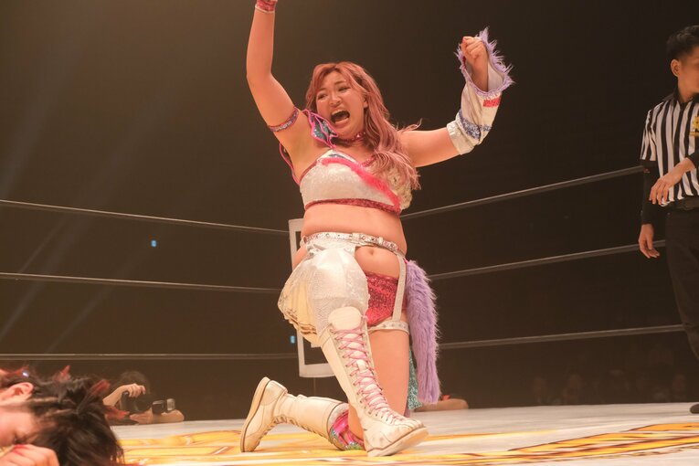 マリーゴールドの人気女子レスラー・後藤智香　©Norihiro Hashimoto