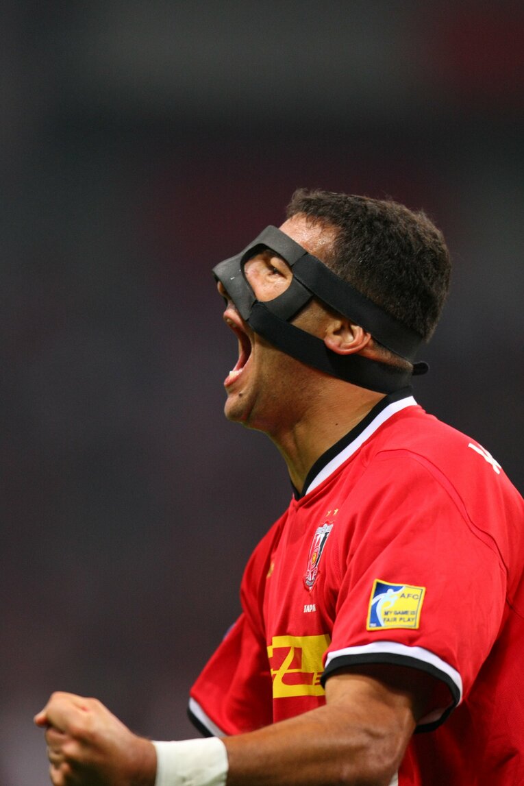 浦和時代のワシントン　©Sprorts Graphic Number