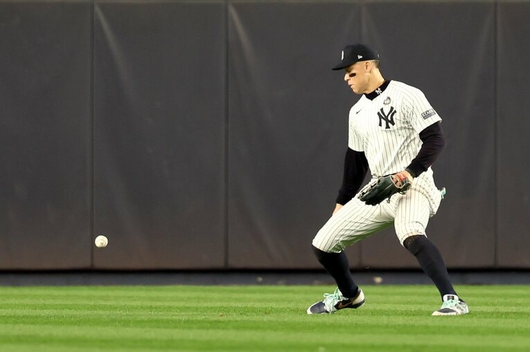 ワールドシリーズ第5戦、アーロン・ジャッジがまさかのエラー ©Getty Images