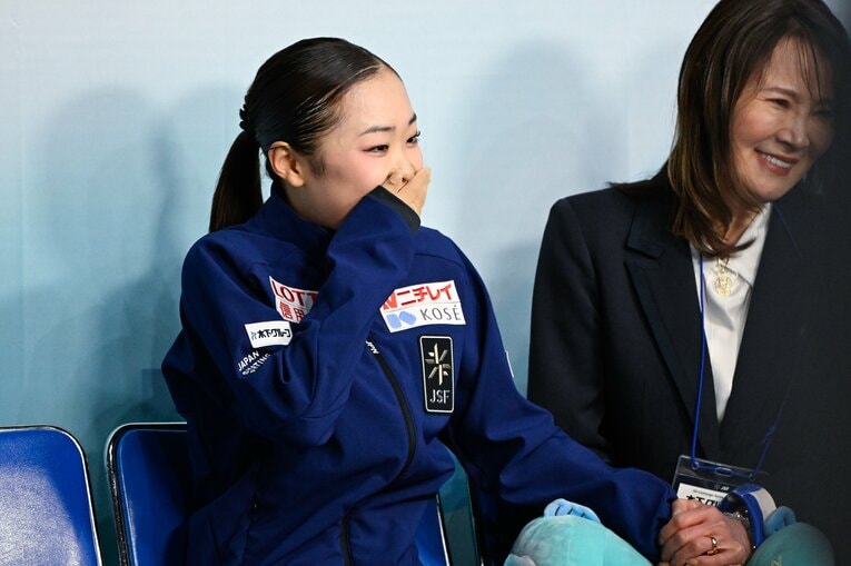 自己ベストとなる231.32点のスコアにこの表情　©️Asami Enomoto