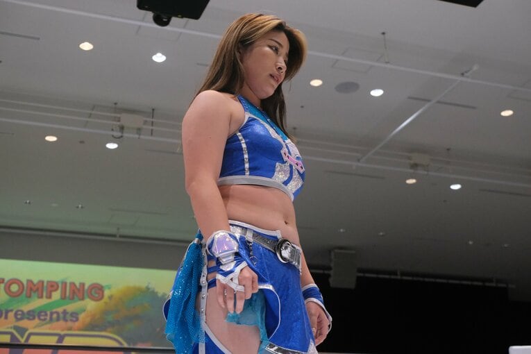 スターダムの大学生レスラー・妃南　©Norihiro Hashimoto