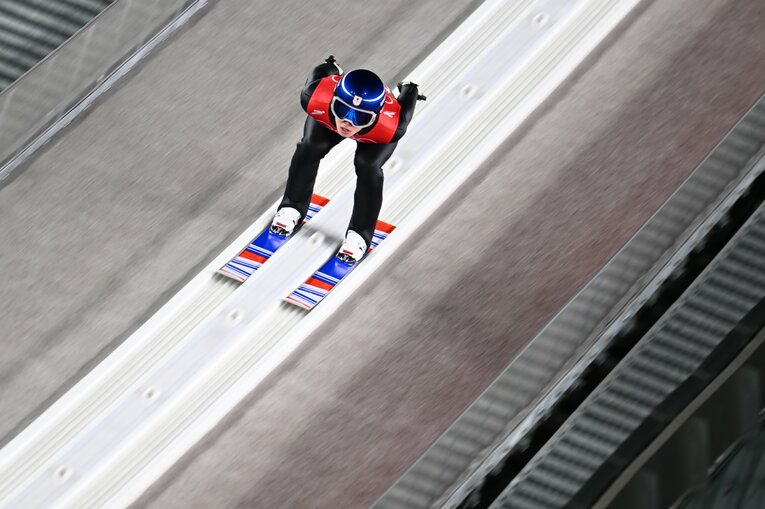 北京五輪LHの小林陵侑　©Naoya Sanuki/JMPA