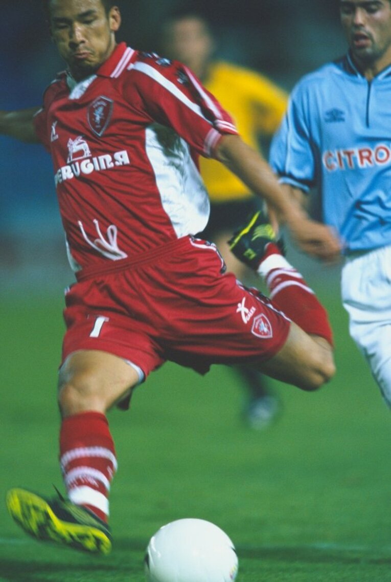 ペルージャ時代の中田英寿　©Sports Graphic Number