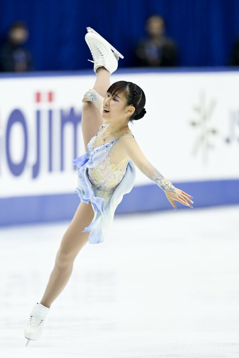 三原舞依のNHK杯フリーの演技　©Asami Enomoto