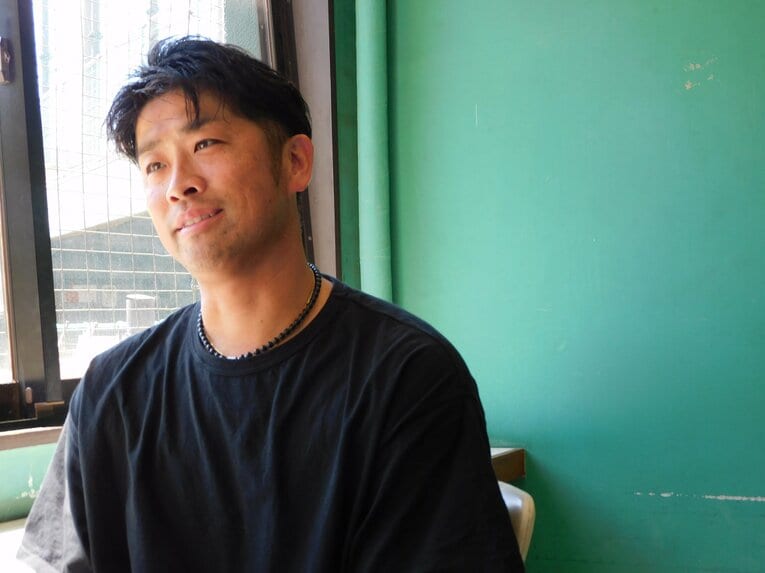 今春から埼玉武蔵ヒートベアーズでプレーする清田　©︎Haruka Sato