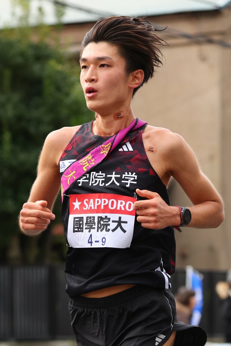 初の箱根路は9区で区間7位だった　©AFLO