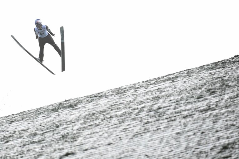 写真は11月5日。ポーランド・ビスワで行われたW杯での高梨　©Getty Images