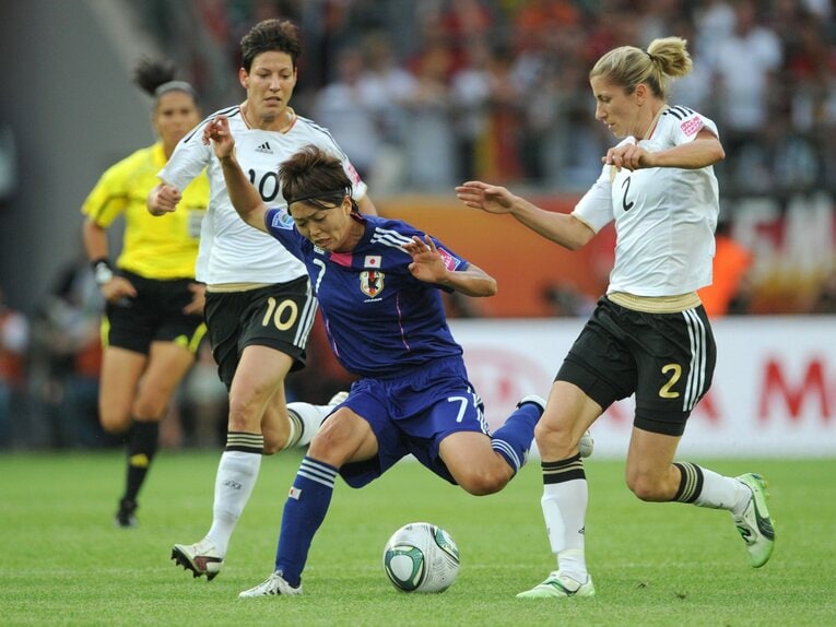 ドイツ戦で出色の出来だった安藤　©EPA＝JIJI PRESS