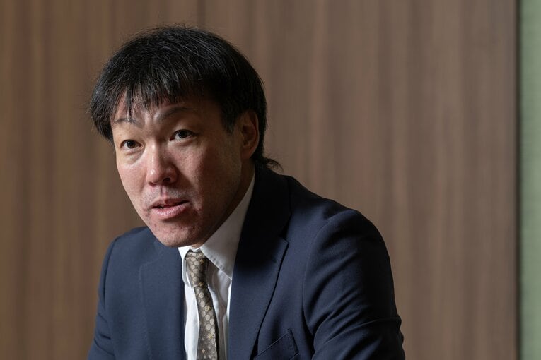 Number Webのインタビューに応じた多田野数人氏　©Tatsuo Harada