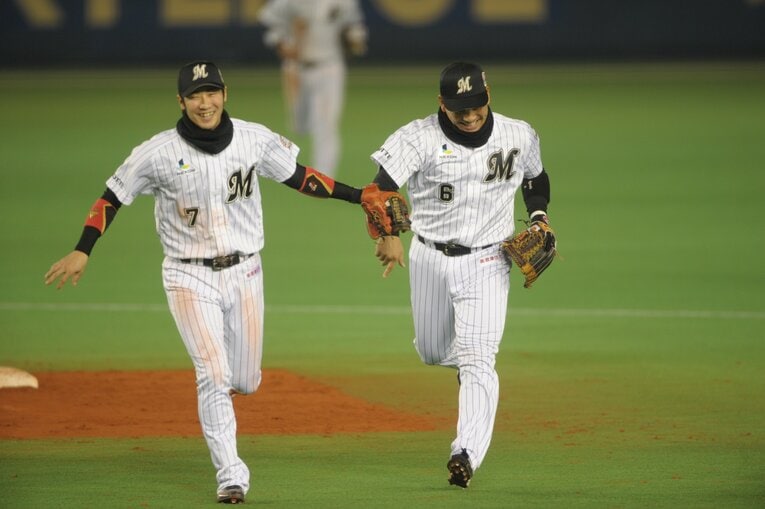 ロッテ時代の井口資仁　©Naoya Sanuki