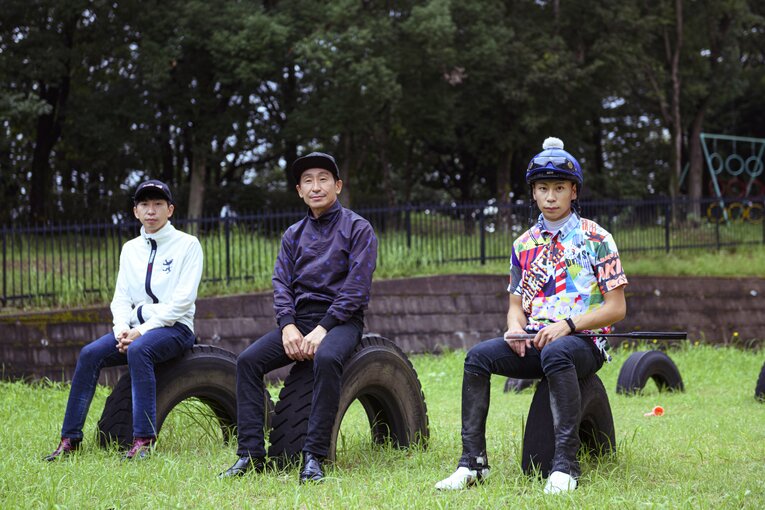 2020年に行われた横山親子の鼎談　©Takuya Sugiyama