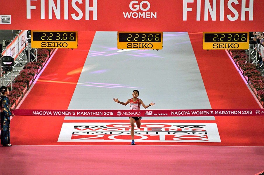 女子マラソン、東京五輪の切符争い。関根花観が見せた挑戦する者の強さ。<Number Web> photograph by EKIDEN News