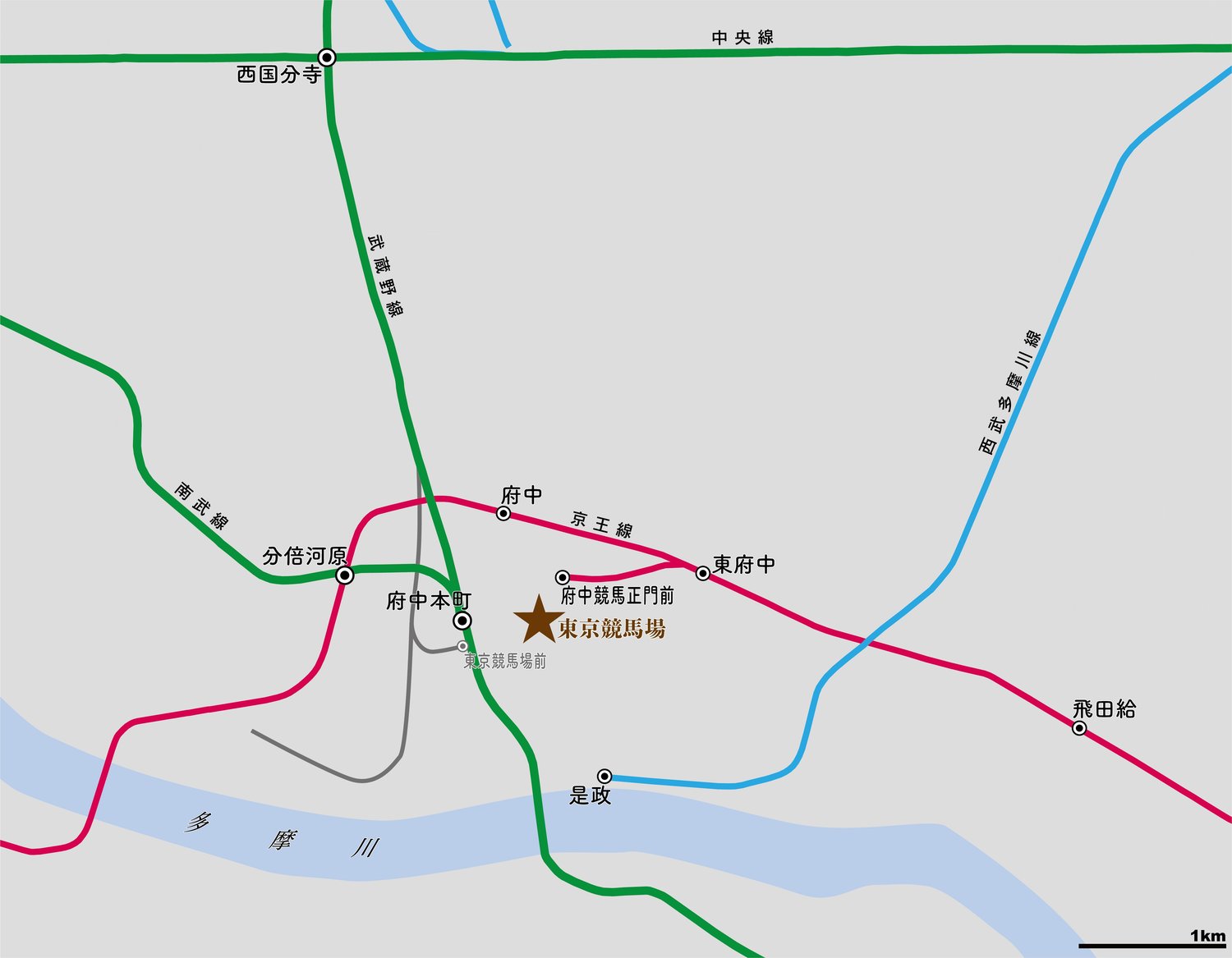 ジャパンカップ 東京競馬場はあるけれど 京王線のナゾの終着駅 府中競馬正門前駅 には何がある 2 5 競馬 Number Web ナンバー