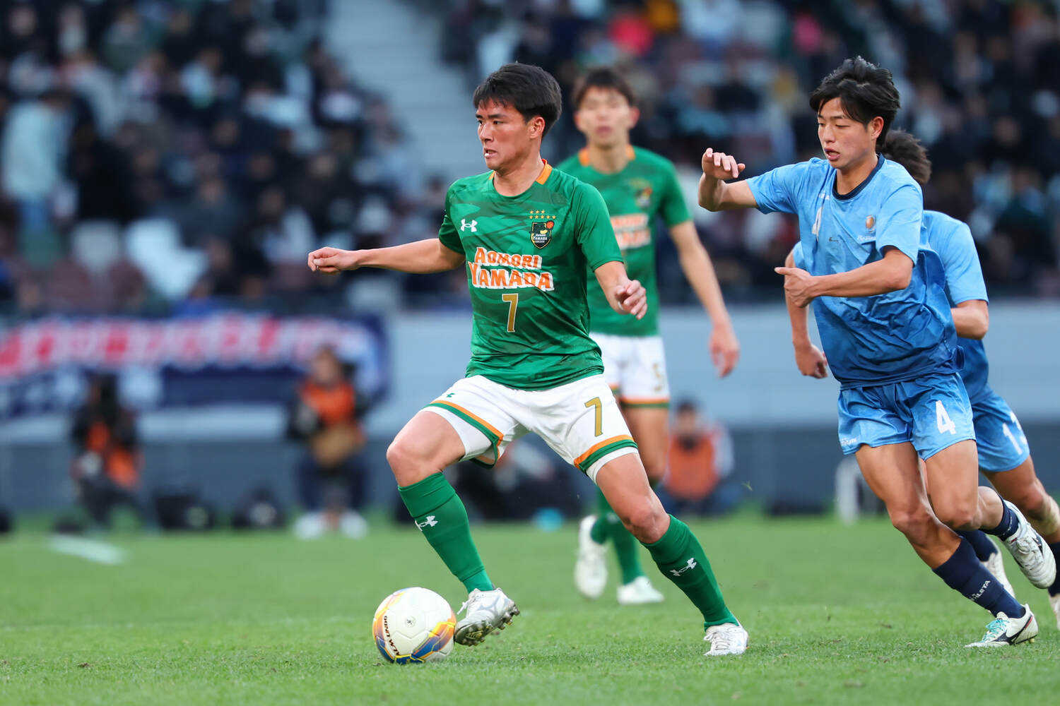 次世代のリーダー候補の谷川勇獅（2年）。先輩たちに続く連覇を誓った　©︎Yohei Osada/AFLO SPORT