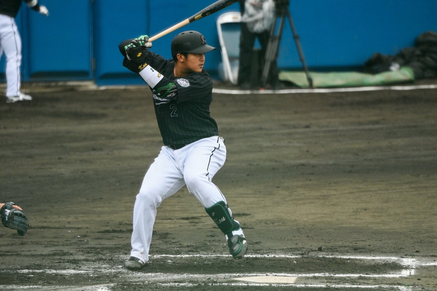 実戦でも安打を放つなど、「打てる捕手」への成長が期待される松川虎生　©︎Nanae Suzuki