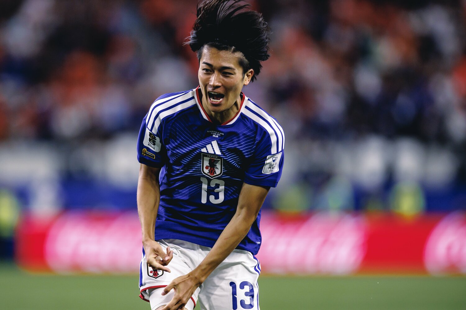 1-1となる同点ゴールを決めた中村 ©Kiichi Matsumoto/JMPA