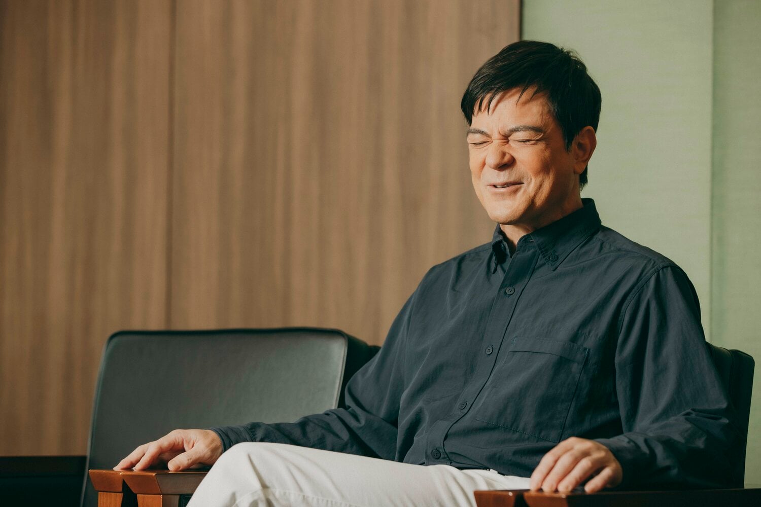 おなじみの「クーッ！」は、兄との日常会話から生まれたもの。飾らないキャラクターがお茶の間にウケた　©︎Kiichi Matsumoto