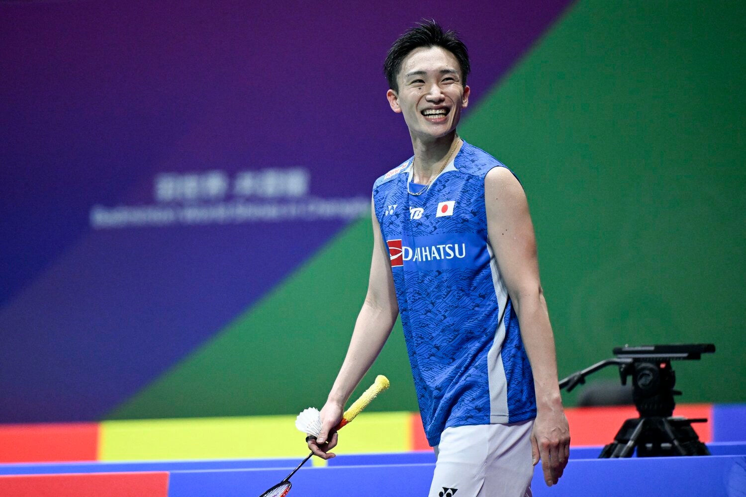 日本代表として最後に出場したトマス杯では「楽な気持ちでプレーできた」という　©︎JIJI PRESS