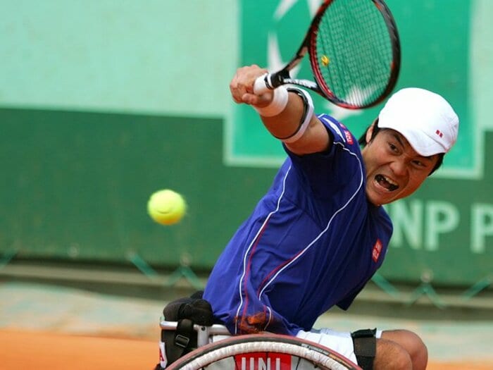 怪我からの再起で見せた、王者・国枝慎吾の凄み。～車いすテニス、パラ五輪連覇を～＜Number Web＞ photograph by Hiromasa Mano