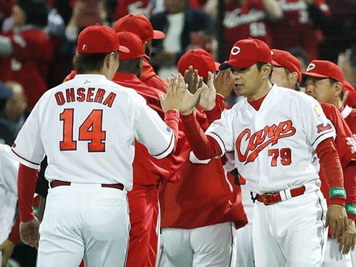 巨人打線を「プラン通り」に抑えた。エース大瀬良大地、勝利以上の仕事。＜Number Web＞ photograph by Kyodo News