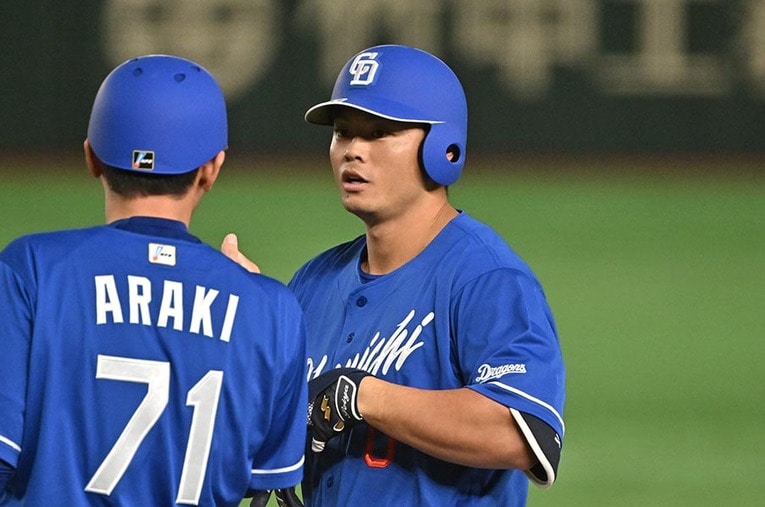 中日加入後、3割を大きく超える打率をマークしている細川成也。現役ドラフトで覚醒した代表格といえるだろう ／ photograph by Hideki Sugiyama