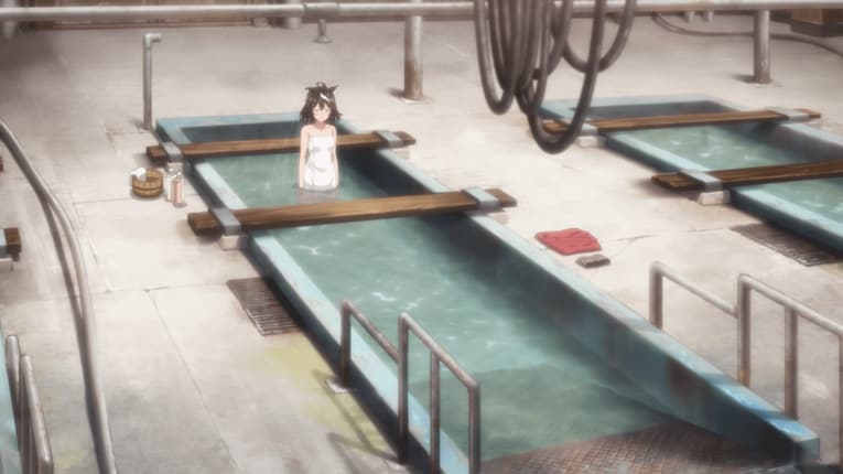 変わった趣の“温泉”　©2023 アニメ「ウマ娘 プリティーダービー Season 3」製作委員会